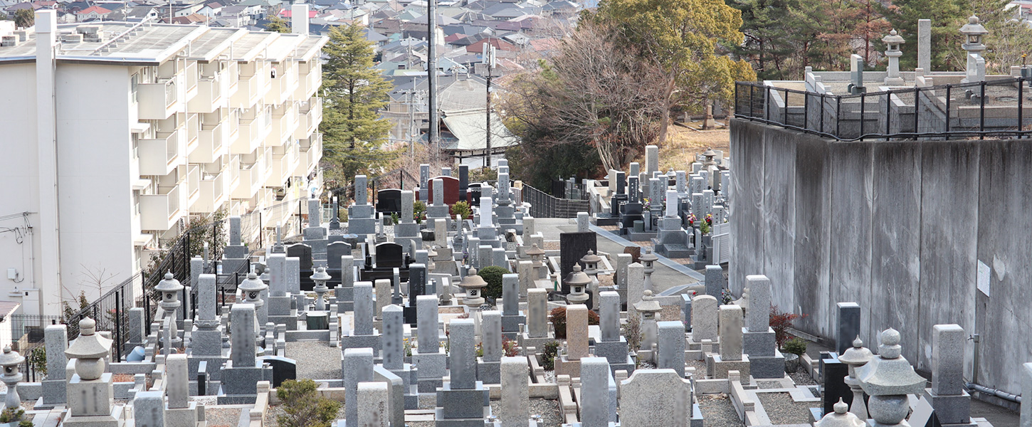 宝塚霊園の3区の風景